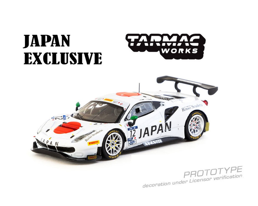 Ferrari 488 GT3 FIA GT Nations Cup 2018 T. Kondo / K. Seto - Japan Exclusive - Tarmac Works - 1/64 - T64-072-18GTN12