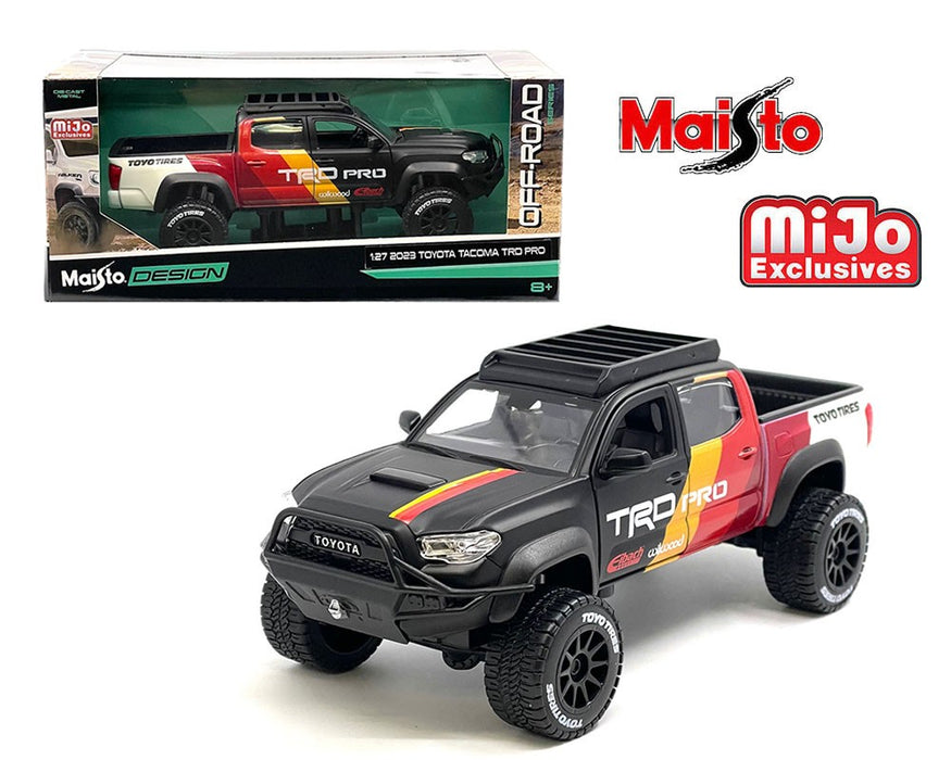 Toyota Tacoma TRD Off Road TRD Pro - Matte Black - Maisto Design - Mijo Exclusives - Maisto - 1/27 - 32458 MBK