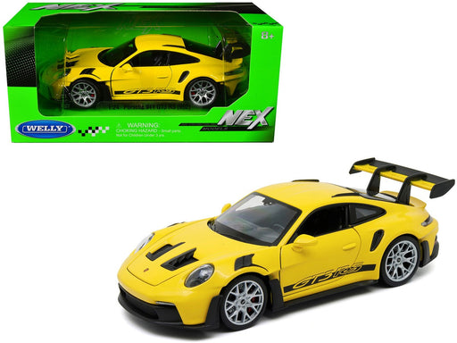 Porsche 911 GT3 RS (992) 2023  Yellow - Welly 1/24 - 24122 YL