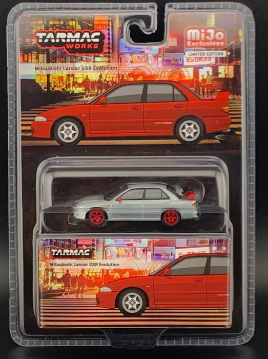 CHASE CAR Mitsubishi Lancer GSR Evolution - Red - Tarmac Works - 1/64 - T64G-048-REGR