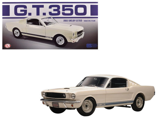 1965 Shelby GT350 in White - Snake on a Plane Limited Edition - ACME - 1/18 - A1801876 Passion Diecast 