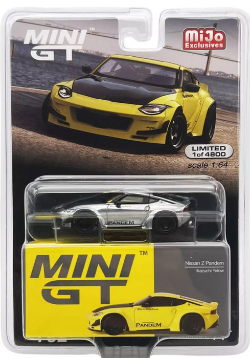 CHASE CAR Nissan Z Pandem Ikazuchi Jaune - Mini GT - 1:64 - MGT00752GR Passion Diecast