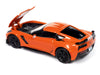 2019 Chevrolet Corvette Z06 with Z07 Performance Package in Sebring Orange - Auto World - 1/64 - AWSP165 A
