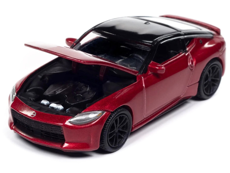 2023 Nissan Z in Passion Red Tri-Coat with Black Roof - Auto World - 1/64 - AWSP168 A