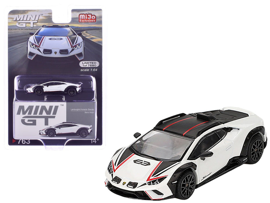 Lamborghini Huracán Sterrato Bianco Asopo - Mini GT - 1:64 - MGT00763 Passion Diecast