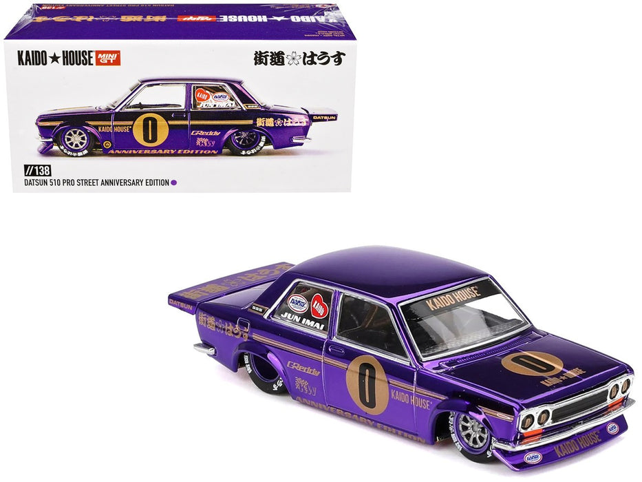 Kaido★House - Datsun 510 Pro Street Anniversary Edition - Mini GT - Mijo Exclusives - 1/64 - KHMG138 Passion Diecast