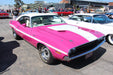1970 Dodge Challenger R/T Hardtop 440 in Panther Pink with White Top and White Interior - 1/18 - Greenlight - 13699