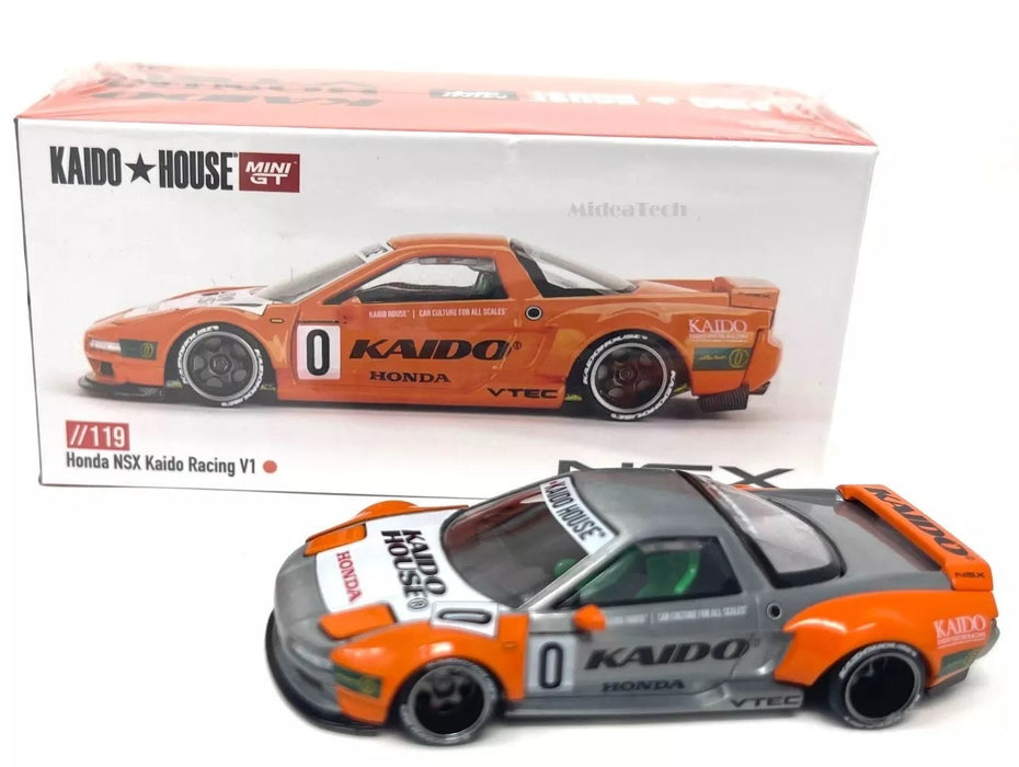 CHASE CAR Kaido★House - Honda NSX Kaido Racing V1 - Mini GT - Mijo Exclusives - 1/64 - KHMG119GR Passion Diecast