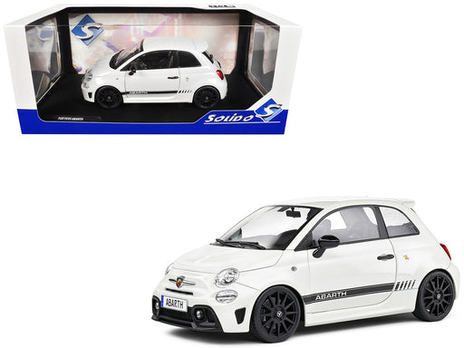 (Preorder) Fiat F595 Abarth - Ghiaccio White - 2022 - Solido - 1/18 - S1811301