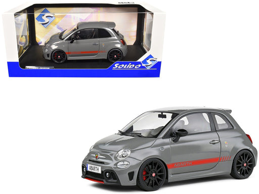 Fiat 695 Abarth XSR Edition Yamaha - Gris Record - 2022 - Solido - 1/18 - S1811302 - Passion Diecast 