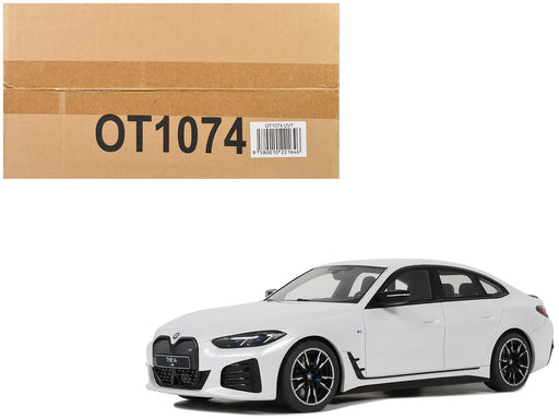 BMW I4 M50 MINERAL WHITE METALLIC 2021 - OTTO  1/18 OT1074 Passion Diecast 