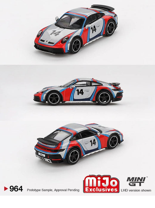 Porsche 911 Dakar Ice Grey Metallic Rally 1974 - Mini GT - 1:64 - MGT00964 Passion Diecast