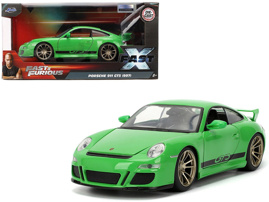 Porsche 911 GT3 (997) - Green - Fast & Furious - Jada - 1/24 - 34919