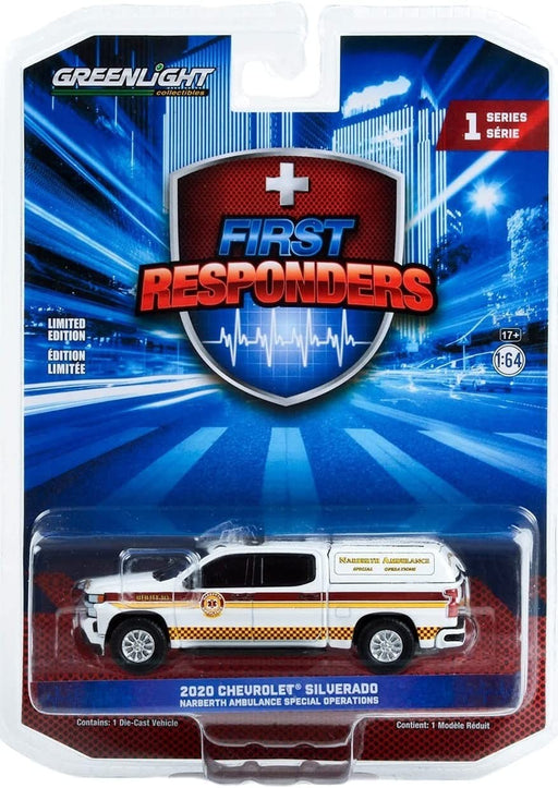Narberth, Pennsylvania - 2020 Chevrolet Silverado - First Responders Series 1 - 1/64 Greenlight - 67040 E