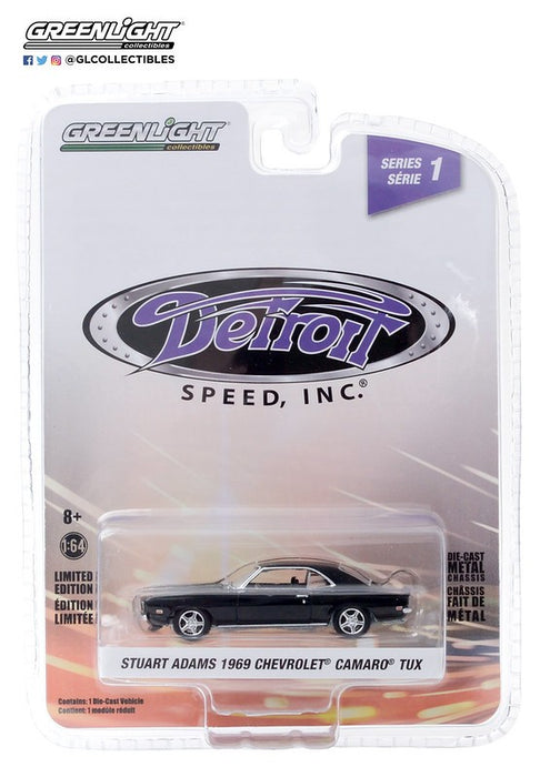 Stuart Adams' 1969 Chevrolet Camaro 'TUX' - Detroit Speed, Inc. Series 1 - Greenlight 1/64 - 39040 D -  Passion Diecast 