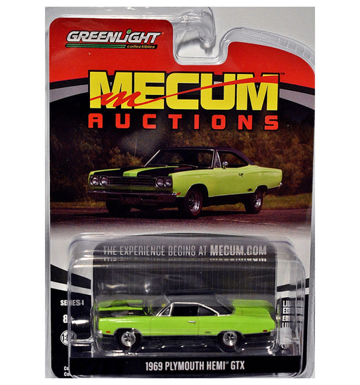 1969 Plymouth HEMI GTX   Mecum Auctions Series 4, 1-64 greenlight 37190 C  Passion Diecast