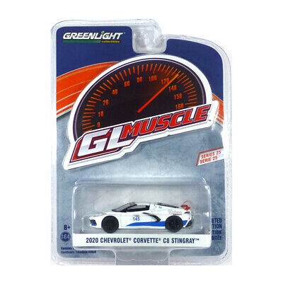 2020 Chevrolet Corvette C8 Stingray Coupe - No.145 Track Battle - GL Muscle  25 -1-64 Greenlight - 13300 E - Passion Diecast