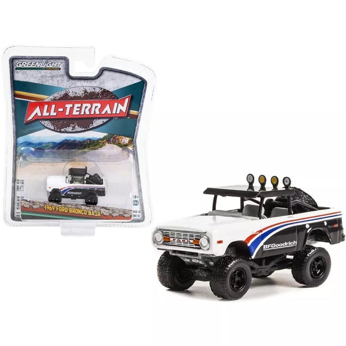 BF Goodrich - 1969 Ford Bronco Baja - All-Terrain Series 13 - 1/64 Greenlight - 35230 A Passion Diecast 