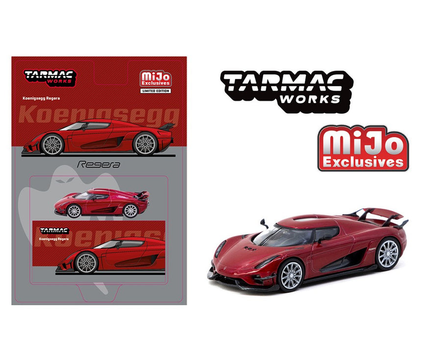 Koenigsegg Regera - Red Metallic - Tarmac Works - 1/64 - T64G-TL017-RE Passion Diecast