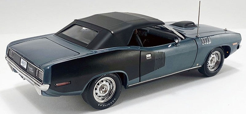1971 Plymouth HEMI Cuda Convertible in Winchester Gray - Estimated Production 500 Piece - ACME - 1/18 - A1806130