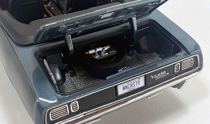 1971 Plymouth HEMI Cuda Convertible in Winchester Gray - Estimated Production 500 Piece - ACME - 1/18 - A1806130