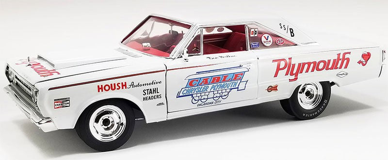 Don Grotheer - 1967 Plymouth Belvedere II Super Stock in White - Estimated Production 400 - ACME - 1/18 - A1806705