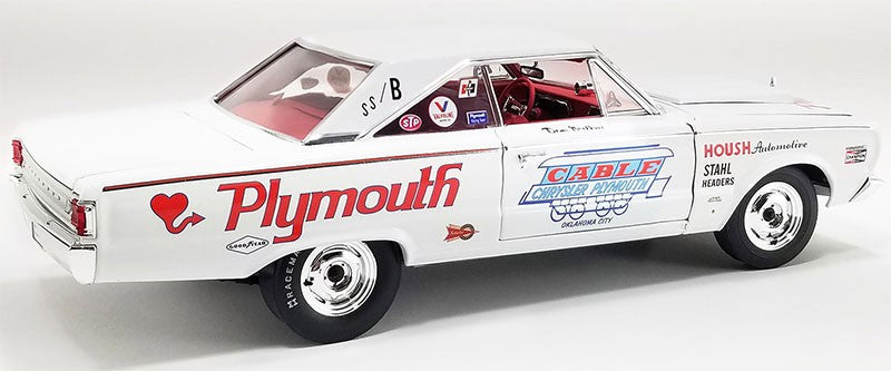 Don Grotheer - 1967 Plymouth Belvedere II Super Stock in White - Estimated Production 400 - ACME - 1/18 - A1806705