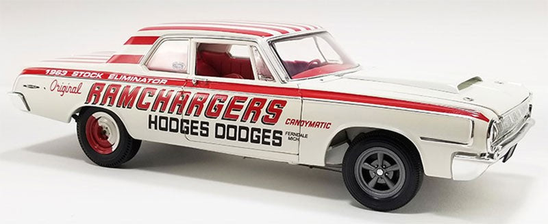 RAMCHARGERS - 1964 Dodge 330 White and Red Limited - Strictly Limited Production of 504 - ACME - 1/18 - A1806900