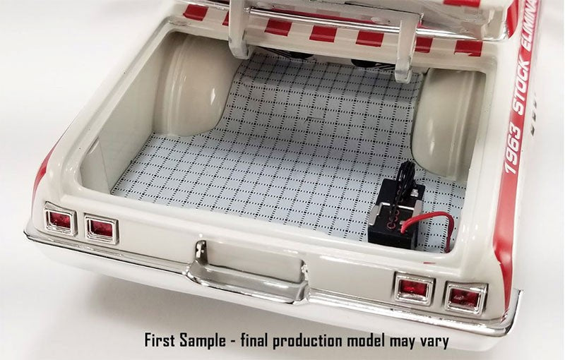 RAMCHARGERS - 1964 Dodge 330 White and Red Limited - Strictly Limited Production of 504 - ACME - 1/18 - A1806900