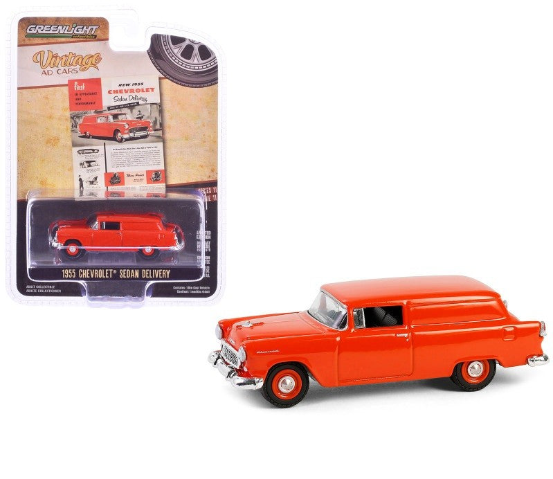1955 Chevrolet Sedan Delivery - Vintage Ad Cars Series 11 - 1/64 Greenlight - 39150 A