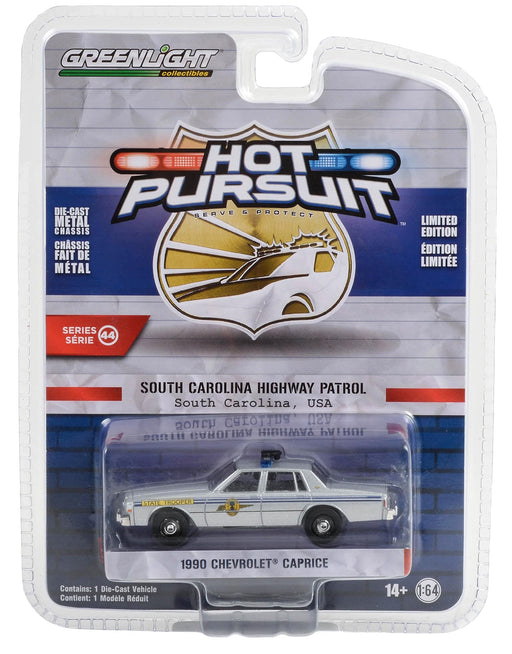 South Carolina Highway Patrol - 1990 Chevrolet Caprice - Hot Pursuit Series 44 - 1/64 Greenlight - 43020 B
