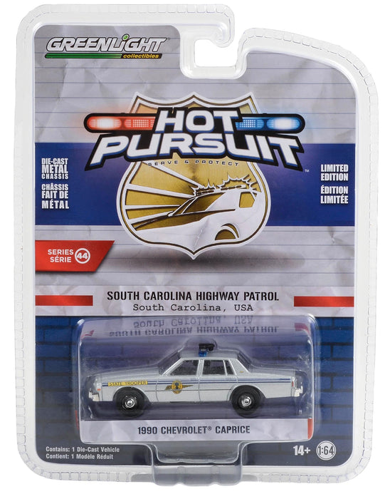 South Carolina Highway Patrol - 1990 Chevrolet Caprice - Hot Pursuit Series 44 - 1/64 Greenlight - 43020 B
