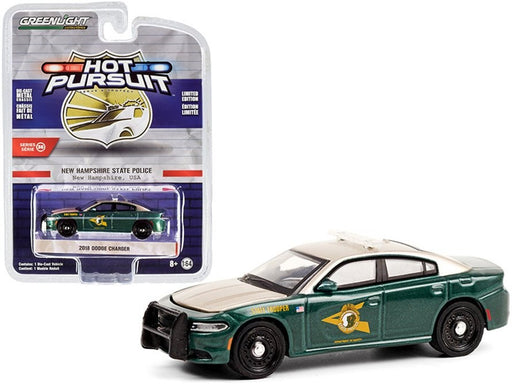 2018 Dodge Charger - New Hampshire State Police - Hot Pursuit 36 - 1-64 Greenlight 42930 E - Passion Diecast