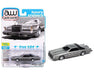 1979 Lincoln Continental Lowrider in SIlver Metallic Lowrider Graphics - Auto World - 1/64 - AWSP175 B