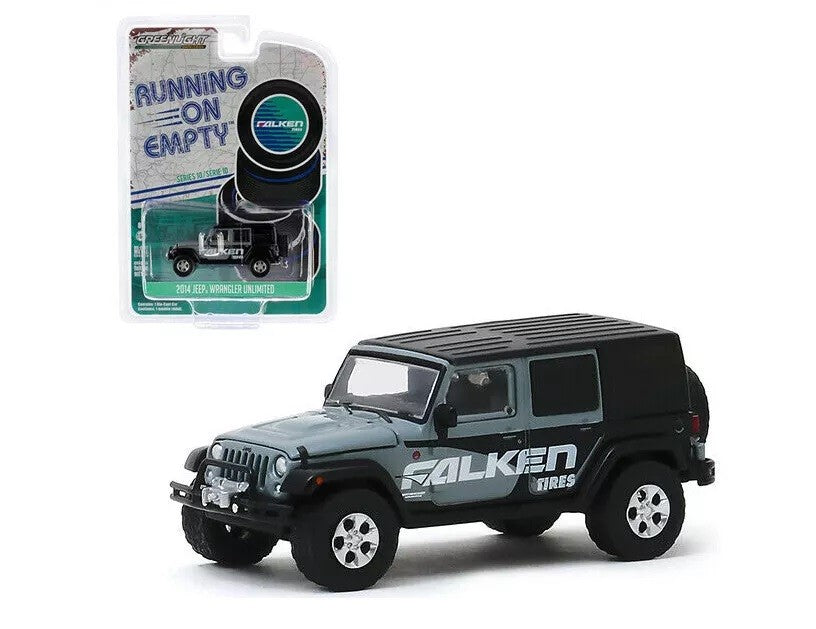 2014 Jeep Wrangler Unlimited - Falken Tires - Running on Empty Series 10 - 1-64 greenlight - 41100 E - Passion Diecast