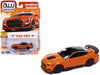 2021 Ford Mustang Shelby GT500 Carbon Fiber in Twister Orange with Black Roof - Auto World - 1/64 - AWSP171 B