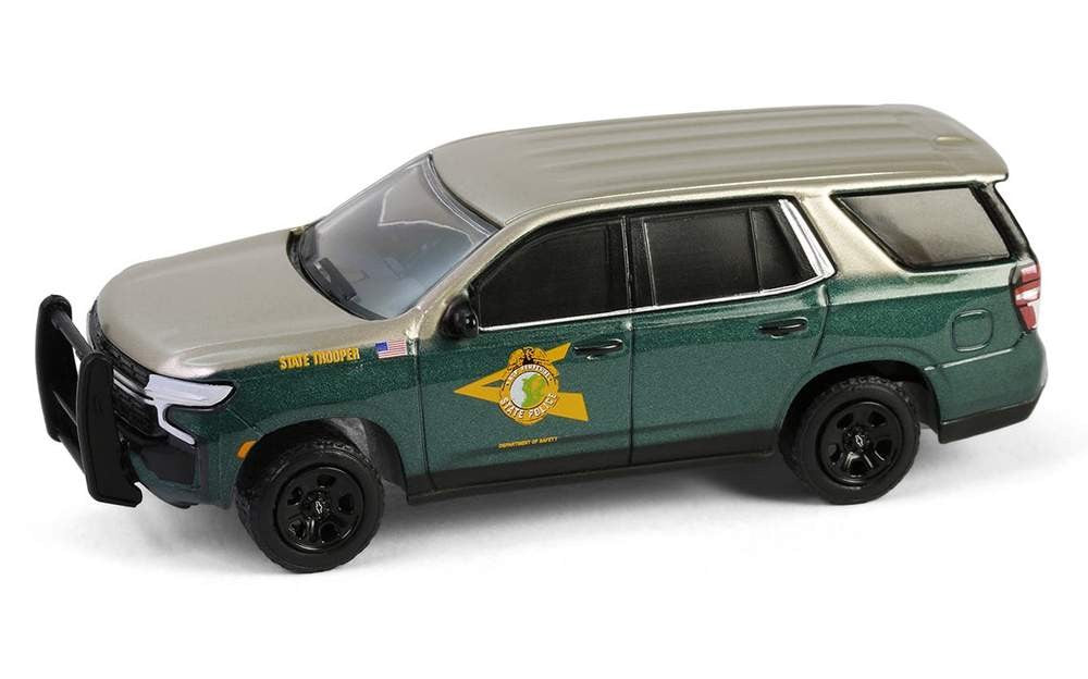 New Hampshire State Police - 2023 Chevrolet Tahoe Police Pursuit - Hot Pursuit Series 46 - 1/64 Greenlight - 43040 F