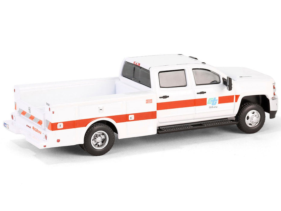 CalTrans - 2013 Chevrolet Silverado 3500 HD Dually Service Bed - Dually Drivers Series 15 - 1/64 Greenlight - 46150 C