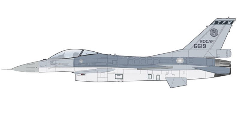(Preorder)  Lockheed F-16V Fighting Falcon / ROCAF 22nd TFG, no. 6619, 6 x AIM-120, Taiwan / Hobby Master 1:72 HA38056