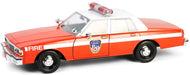 NYFD (The Official Fire Department City of New York) - 1987 Chevrolet Caprice 9C1 - 1/18 - Greenlight - 19141