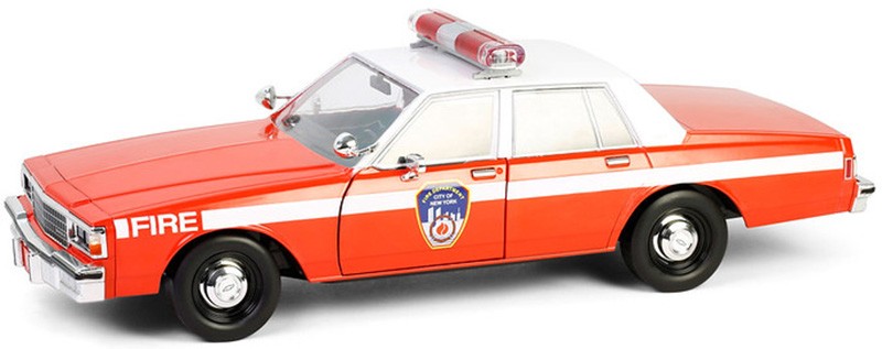 NYFD (The Official Fire Department City of New York) - 1987 Chevrolet Caprice 9C1 - 1/18 - Greenlight - 19141