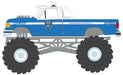 NYPD - 1990 Ford F-350 Monster Truck - Kings of Crunch - Edition Hot Pursuit - 1/64 Greenlight - 49170 E