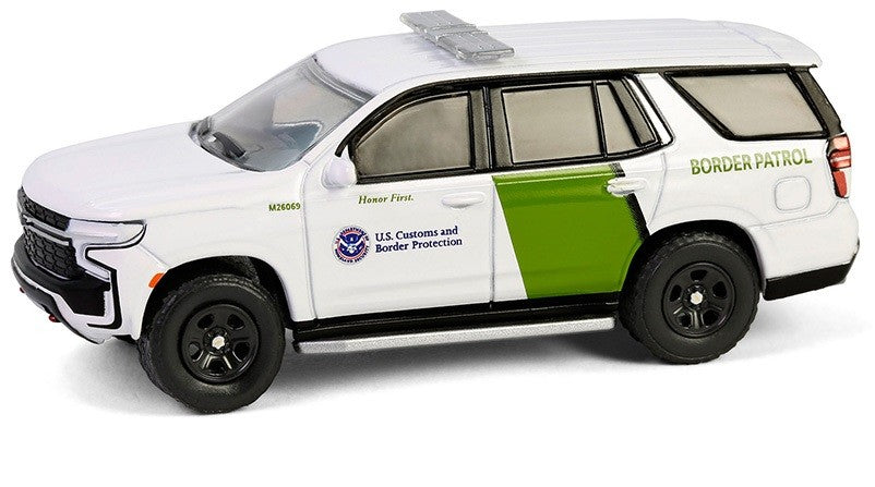 US Border Patrol - 2023 Chevrolet Tahoe - Hot Pursuit Series Special Edition - 1/64 Greenlight - 43035 F