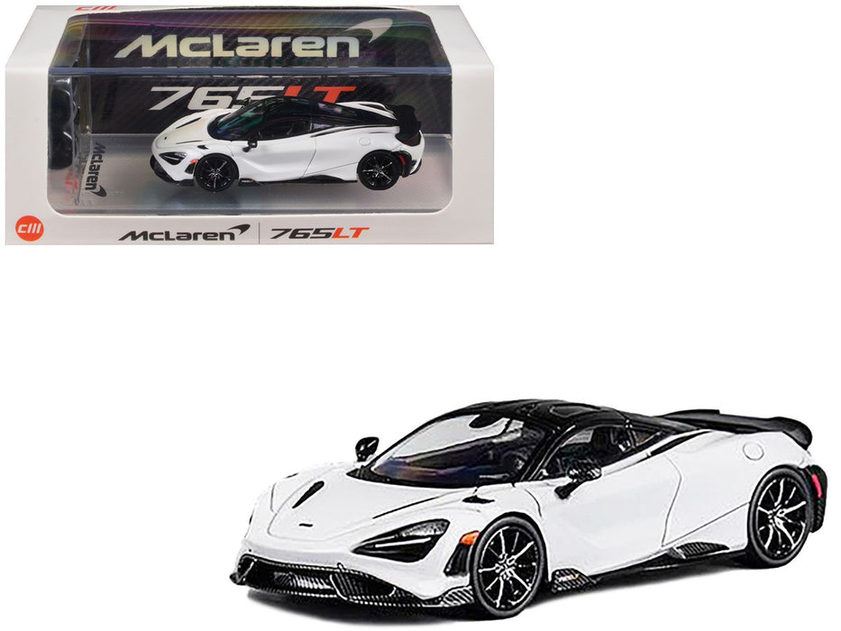 McLaren 765LT - White with Carbon - Limited Edition - CM Model - 1:64 - CM64-765LT 21 Passion Diecast
