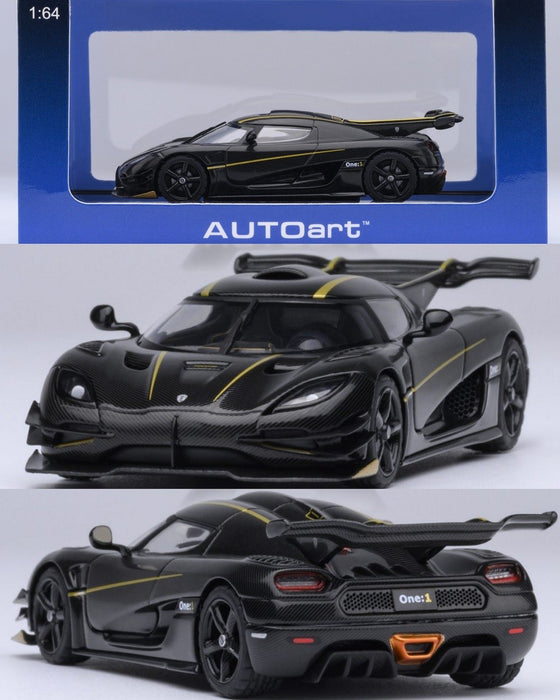 Koenigsegg One:1 (Carbon) - Autoart 1/64 - 20043 - Passion Diecast 