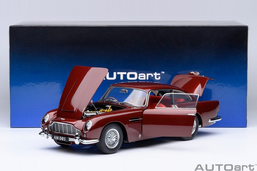 Aston Martin DB5 (Dubonnet Rosso) - Autoart 1/18 - 70289 - Passion Diecast 