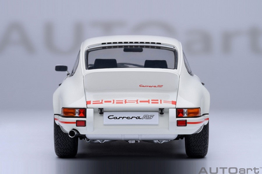 Porsche 911 Carrera 2.7 RS (Grand Prix White with Red stripes) - Autoart 1/18 - 78030 - Passion Diecast 