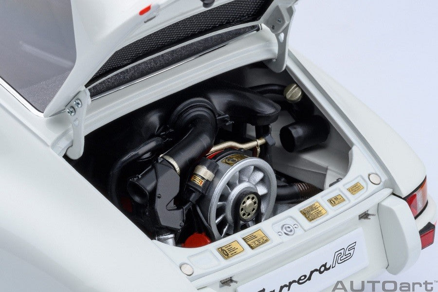 Porsche 911 Carrera 2.7 RS (Grand Prix White with Red stripes) - Autoart 1/18 - 78030 - Passion Diecast 