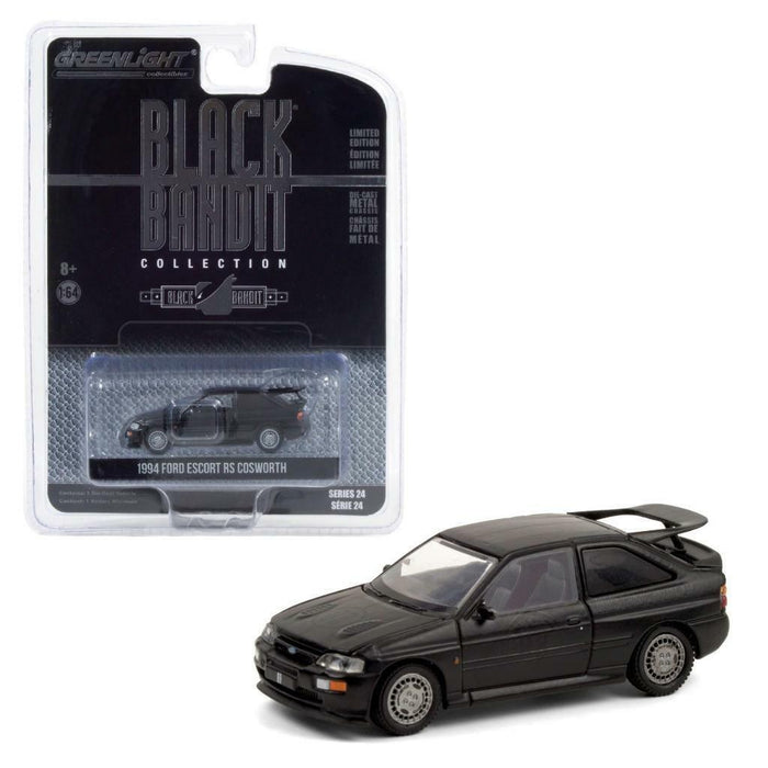 1994 Ford Escort RS Cosworth -  BB Rally Racing Team - Black Bandit Series 24   1-64 Greenlight 28050 D - Passion Diecast