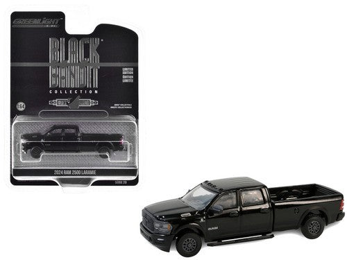 2021 RAM 2500 Crew Cab - Black Bandit Series 26 - 1/64 Greenlight - 28090 F- Passion Diecast